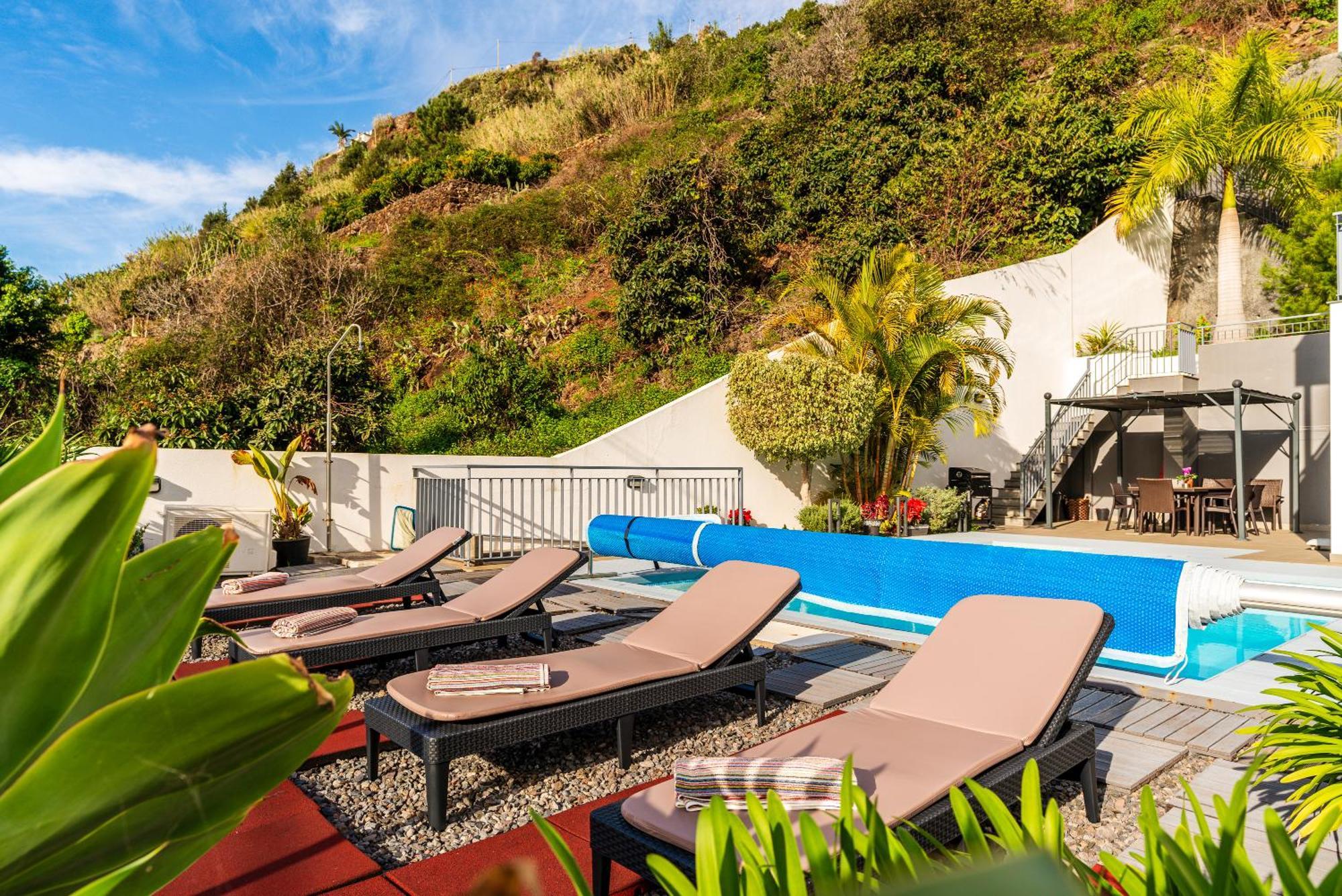 Villa Nunes, Big Holiday House With Private Pool Calheta  Dış mekan fotoğraf