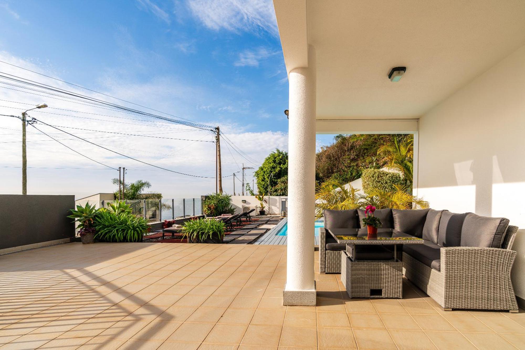 Villa Nunes, Big Holiday House With Private Pool Calheta  Dış mekan fotoğraf