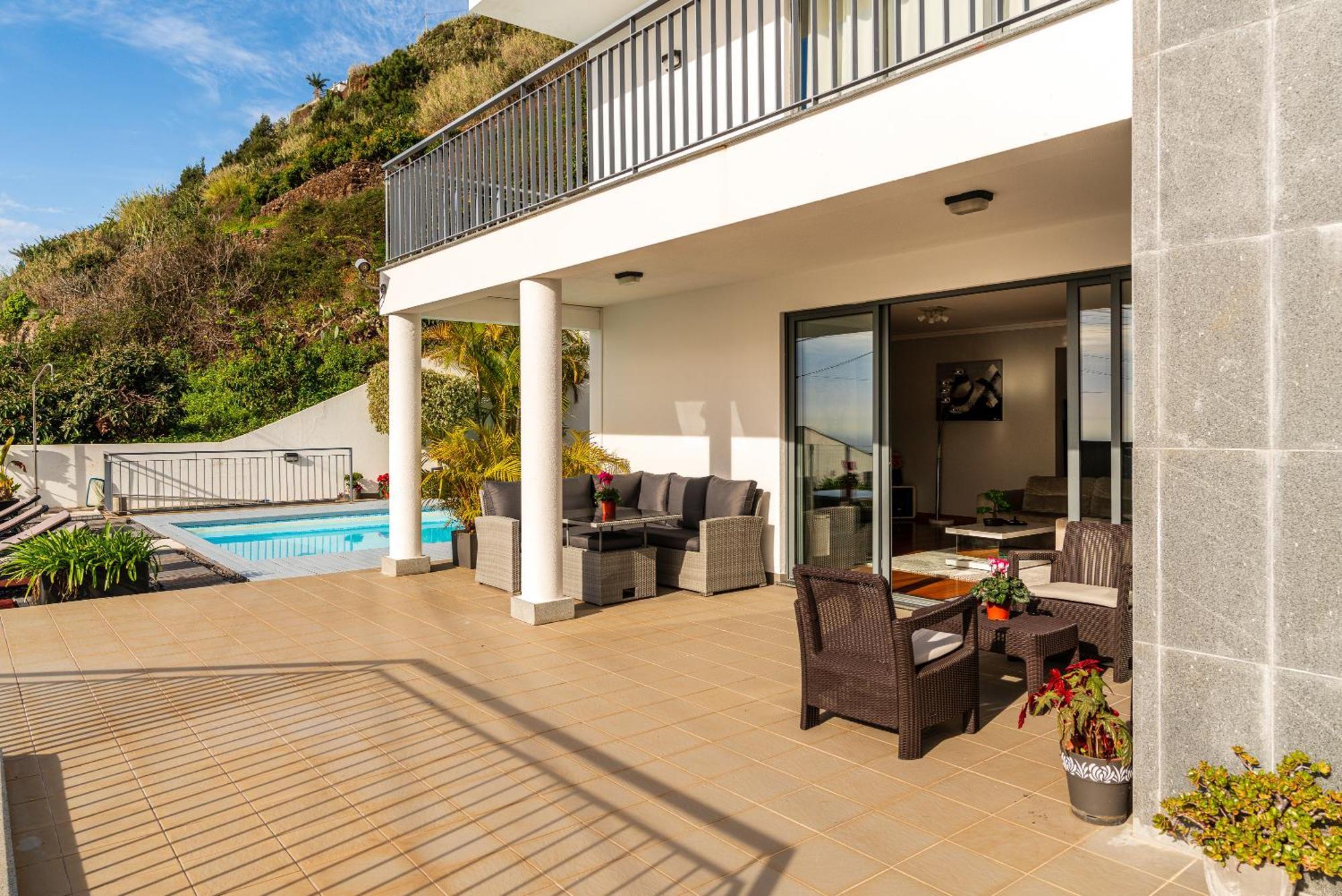 Villa Nunes, Big Holiday House With Private Pool Calheta  Dış mekan fotoğraf